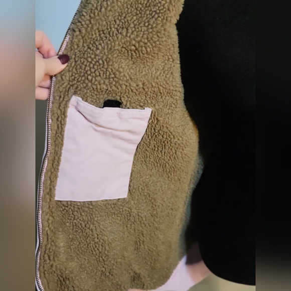 Vintage Carhartt Women's Heavy Pink Brown Fur Lined Jacket SZ. Lg Regular - Picture 6 of 11